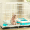 Portable & Foldable Cat Cage – Lightweight Indoor Crate for Kittens and Small Cats, Easy Storage