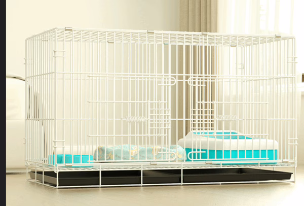 Portable & Foldable Cat Cage – Lightweight Indoor Crate for Kittens and Small Cats, Easy Storage