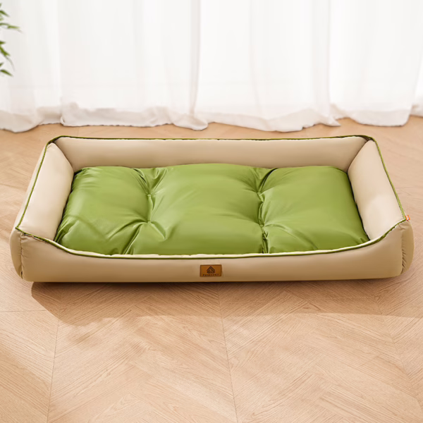 Waterproof Oxford Fabric Pet Bed – All-Season Square Sleeping Mat for Dogs and Cats – Cooling & Comfortable