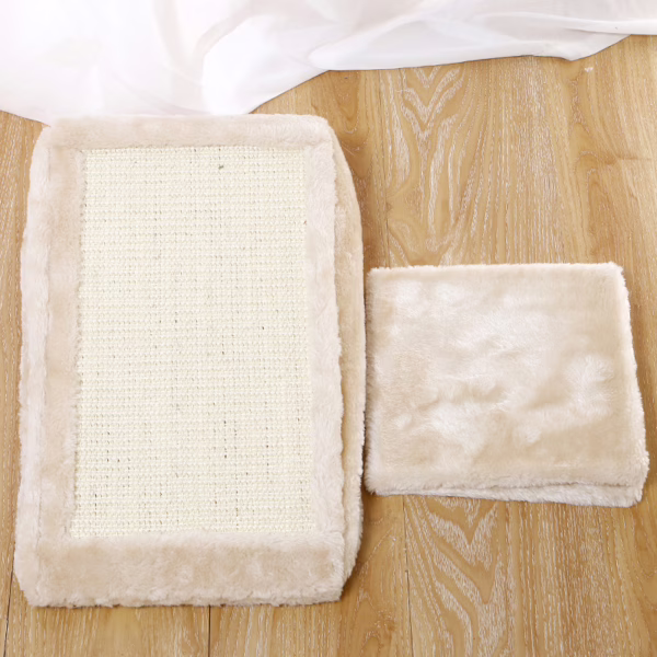 3 Foldable Cat Tent with Sisal Scratcher – Triangle Cat Bed & Interactive Toy