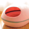 Semi-Enclosed Washable Felt Cat Bed – Breathable All-Season Egg-Shaped Cat House