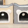 Foldable Double-Layer Cat House – Spacious All-Season Pet Villa Bed