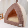 Multi-Functional Triangular Pet Tent – Cozy Cat & Dog Bed with Peak Roof for Medium Dogs