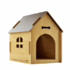 New Arrival Detachable Wooden Dog & Cat House – Pet Cabin with Window for Indoor & Outdoor Use