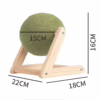 Durable Cat Scratcher Toy Set – Wooden Catnip Ball, Climbing Post & Scratch Board
