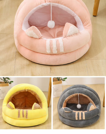 Semi-Enclosed Cat Nest | Pet House & Cat Bed | Cat Villa Wholesale | Summer Friendly
