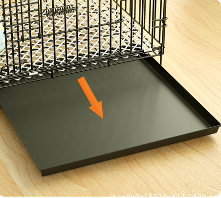 Portable & Foldable Cat Cage – Lightweight Indoor Crate for Kittens and Small Cats, Easy Storage