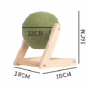 Durable Cat Scratcher Toy Set – Wooden Catnip Ball, Climbing Post & Scratch Board