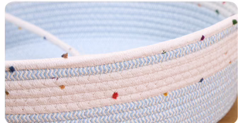 Breathable Woven Rattan Cat Bed – Summer Cooling Nest with Scratch Pad, Ventilated & Washable All-Season Pet House