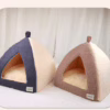 Multi-Functional Triangular Pet Tent – Cozy Cat & Dog Bed with Peak Roof for Medium Dogs
