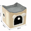 Foldable Double-Layer Cat House – Spacious All-Season Pet Villa Bed