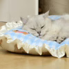 Cute Cartoon Pet Sleeping Pad – Soft All-Season Cushion Mat for Cats & Small Dogs, Kneading & Napping Bed