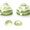 3-Tier Cat Track Toy with Balls – Interactive Spinner for Kittens
