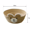 Handwoven Cotton Rope & Straw Cat Basket – All-Season Pet Nest with Washable Cat Scratcher