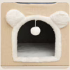 Foldable Double-Layer Cat House – Spacious All-Season Pet Villa Bed