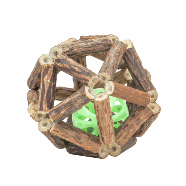 主图-17 Natural Matatabi & Catnip Dental Stick – Handmade Teething Toy with Raffia for Cats