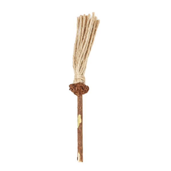 主图-18 Natural Matatabi & Catnip Dental Stick – Handmade Teething Toy with Raffia for Cats