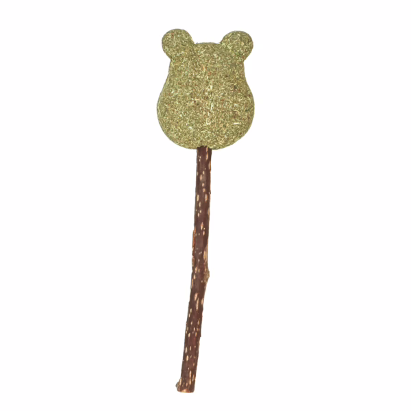 主图-19 Natural Matatabi & Catnip Dental Stick – Handmade Teething Toy with Raffia for Cats