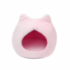 Cute Bunny-Fur Cat House – Warm & Creative Pet Bed for Cats