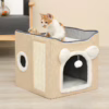 Foldable Double-Layer Cat House – Spacious All-Season Pet Villa Bed