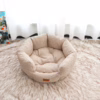 Double Pearl Shell Pet Bed – Thickened Winter Dog & Cat Nest for Deep Sleep, Custom Cozy Cushion