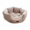 Double Pearl Shell Pet Bed – Thickened Winter Dog & Cat Nest for Deep Sleep, Custom Cozy Cushion