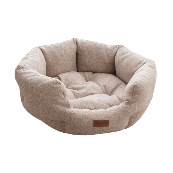 Double Pearl Shell Pet Bed – Thickened Winter Dog & Cat Nest for Deep Sleep, Custom Cozy Cushion