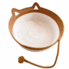 Breathable All-Season Cat House – Summer Straw Pet Bed with Scratcher