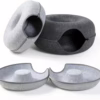 Felt Donut Tunnel Cat Bed – All-Season Hideout for Pets and Stray Cats – Summer Friendly
