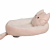 Cute Black Cat Pet Bed – All-Season Cozy Nest with Pillow