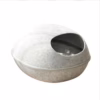 Semi-Enclosed Washable Felt Cat Bed – Breathable All-Season Egg-Shaped Cat House