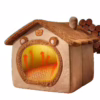 Cozy Washable Cat & Dog Bed – All-Season Semi-Enclosed Pet House
