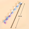 Interactive Long Teasing Wand with Bell – Bite-Resistant Toy for Cats & Kittens