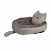 Cute Black Cat Pet Bed – All-Season Cozy Nest with Pillow