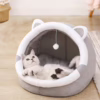 All-Season Warm Pet Bed – Removable Washable Enclosed Cat  Nest