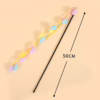 Interactive Long Teasing Wand with Bell – Bite-Resistant Toy for Cats & Kittens