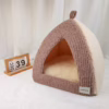 Multi-Functional Triangular Pet Tent – Cozy Cat & Dog Bed with Peak Roof for Medium Dogs
