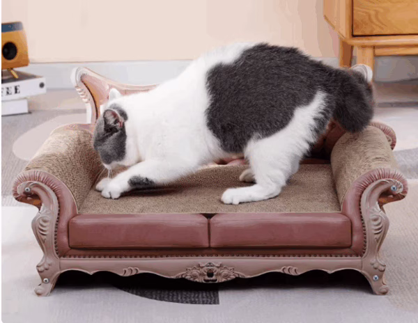 Vintage - Style Pet Sofa: A Cozy Nest for Your Feline