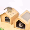 Cardboard Cat Cottage - Stylish & Functional Pet Home