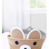 Handwoven Cotton Rope & Straw Cat Basket – All-Season Pet Nest with Washable Cat Scratcher
