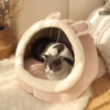 All-Season Warm Pet Bed – Removable Washable Enclosed Cat  Nest