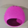 Semi-Enclosed Washable Felt Cat Bed – Breathable All-Season Egg-Shaped Cat House