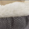 High-Back Pet Bed – Deep Sleep Lychee Texture Nest for Cats & Dogs | All-Season Crate Mat