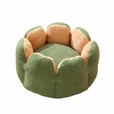 Winter Cactus-Shaped Pet House – Thick Plush Cat Bed, Warm Dog Nest & Cushion for Cold Weather