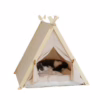 In-Stock Pet Tent – Popular Semi-Enclosed Cat Nest with a Wooden Triangular Frame for a Cozy and Secure Maternity Space