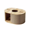 Vertical Cat Scratcher Tunnel with Cat Bed – Durable Corrugated Cardboard Cat Claw Toy, Anti-Shedding & Wear-Resistant