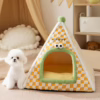 Cozy Pet Tent Bed – Enclosed Cat & Dog House for Fall and Winter, Warm and Secure Design